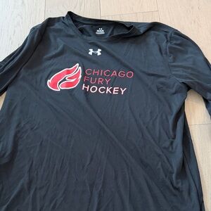 Under Armour Black Long Sleeve with Chicago Fury Logo